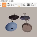 Various Stylish Washbasin Designs Featuring Stone Glass and Metal with Faucet Water Flow