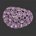 Stylish Fashion Ring With Circular Metal Frames And Clear Gemstones Modern Elegant Design