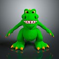 Modern Crocodile Cartoon Crocodile Anime Crocodile Alligator 3d model