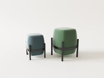Modern Sofa Stool Low Stool 3d model Modern Sofa Stool Low Stool 3d model