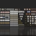 Hardware Tools With Various Types And Colors Neatly Arranged In Classified