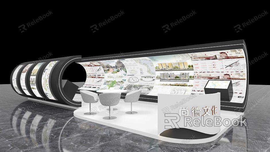 Modern Exhibition Booth model