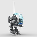 LEGO toy blocks mech warrior battle robot mechanical warrior 3d model