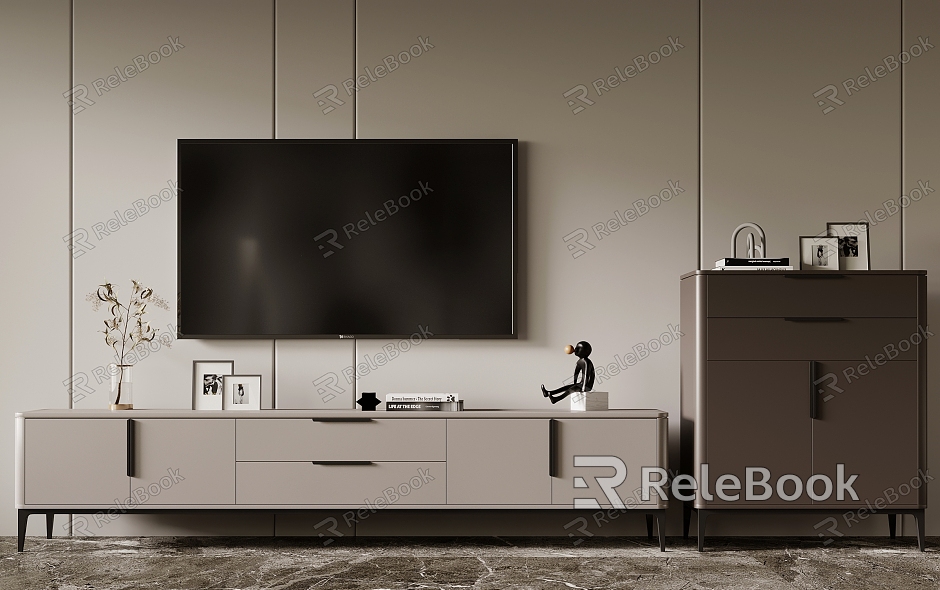 TV Cabinet Side Cabinet model