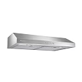 Stainless Steel Kitchen Range Hood Modern Design With Built in Lights For Cooking