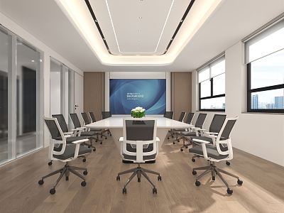 Modern Meeting Room Meeting Table and Chair model