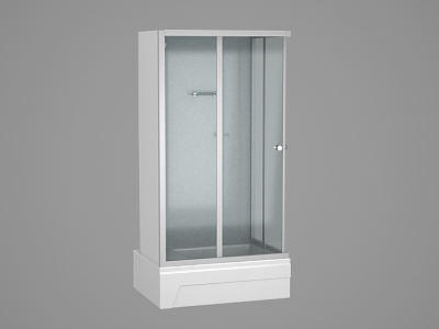 Modern Sauna Room Shower Room 3d model