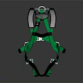 Green Pet Harness With Adjustable Straps Secure Buckle And Comfortable Design