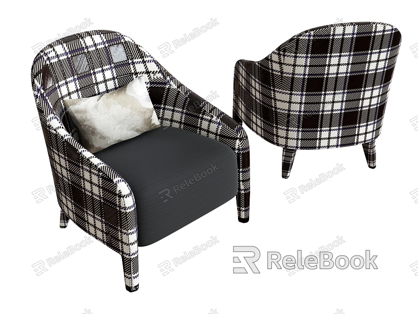 Single Sofa Sofa Coffee Chair Sofa Chair Pillow Reading Sofa model