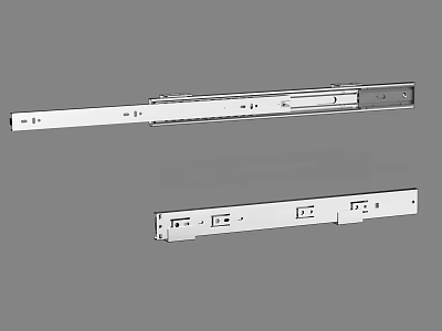 Metal Drawer Slides For Furniture Smooth Sliding Mechanism Hardware Parts 3d model