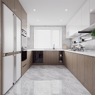 Modern Kitchen 3d model