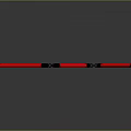 Futuristic Red Lighted Collapsible Baton As Tactical Self Defense Weapon