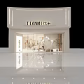 Elegant TIANMI Clothing Store Front With Modern Display And Bright Interior Lighting