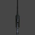 Combined with a sniper rifle 3d model