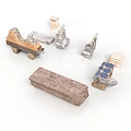 Collection Of Artistic Sculpture Carvings In Various Materials And Shapes
