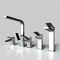 Modern Stainless Steel Faucets With Sleek Designs And Various Contemporary Styles Displayed