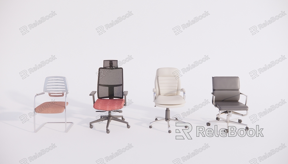 Modern office chair worker chair combination model