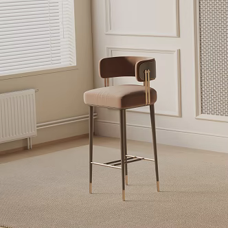 Modern Bar Chair 3d model