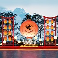 National Tide Year of the Snake Meichen Lantern Festival Lantern Festival Commercial Meichen Lantern Festival Activities 3d model