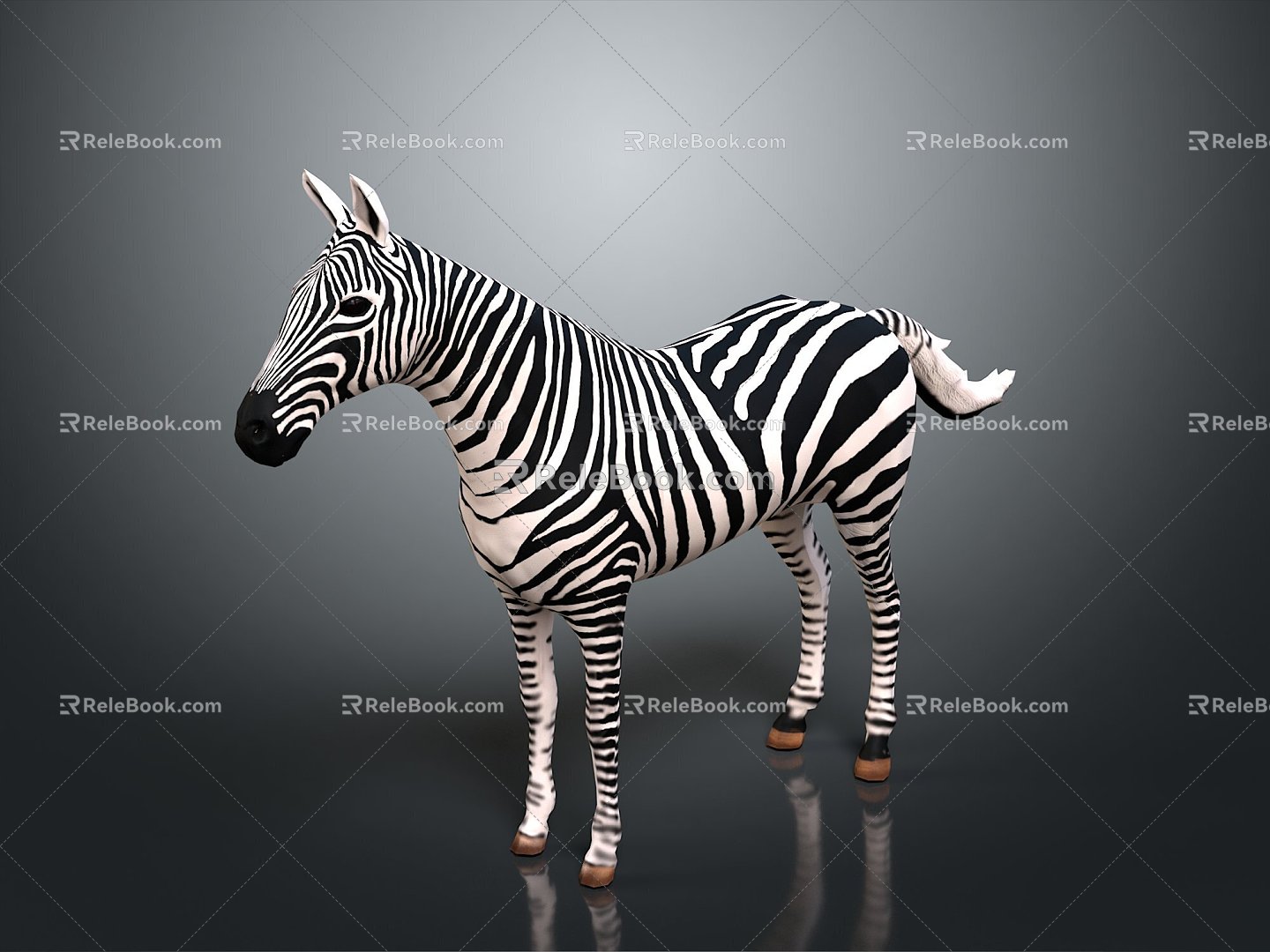 Zebra Animal African Animal Cartoon Zebra Animation Zebra Animation Zebra Animation Character Game Character 3d model