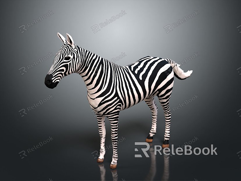 Zebra Animal African Animal Cartoon Zebra Animation Zebra Animation Zebra Animation Character Game Character model