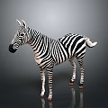 Zebra Animal African Animal Cartoon Zebra Animation Zebra Animation Zebra Animation Character Game Character 3d model