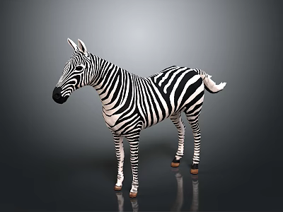 Soft Zebra Stuffed Toy Plush Figure For Kids Home Decor Item 3d model Soft Zebra Stuffed Toy Plush Figure For Kids Home Decor Item 3d model