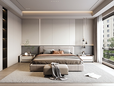 Modern Bedroom 3d model