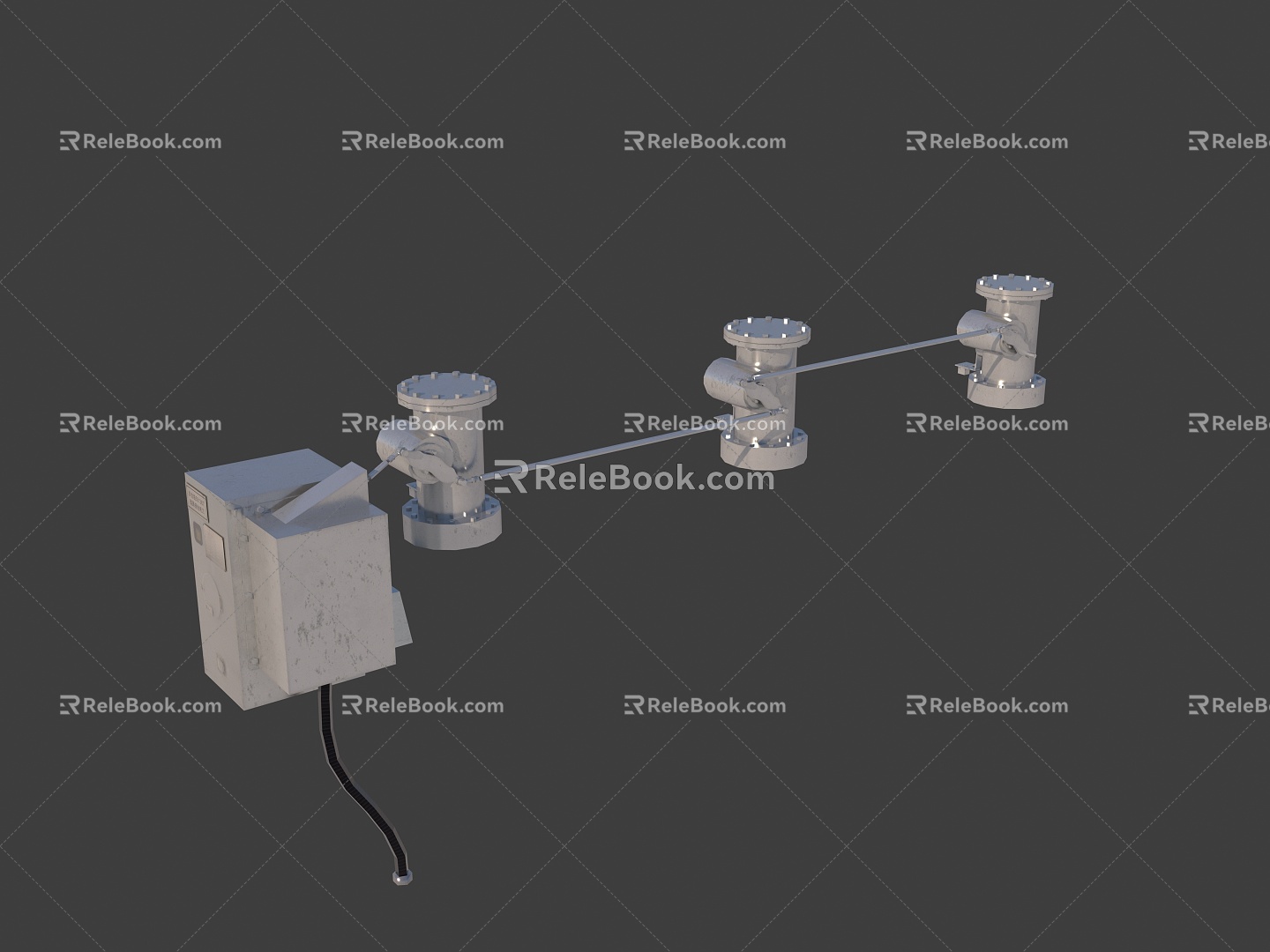 power station isolating switch isolating switch 3d model