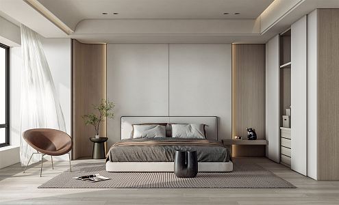 Modern Bedroom 3d model