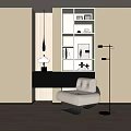 Modern Decorative Cabinet 3d model
