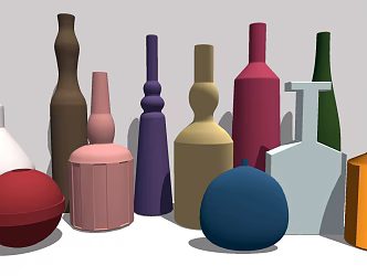 Modern Ceramic Ware Ceramic Ware Combination 3d model