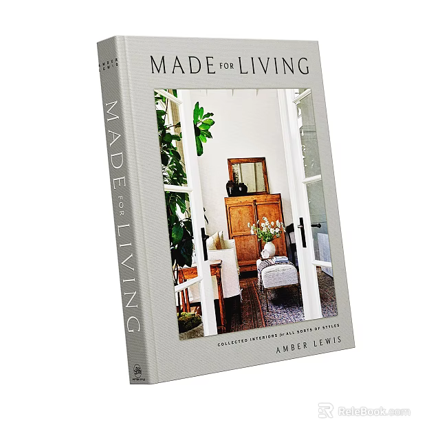 Made for Living Book by Arden Lewis Featuring Interior Design Plants And Furniture 3d model 