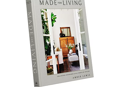 Made for Living Book by Arden Lewis Featuring Interior Design Plants And Furniture 3d model