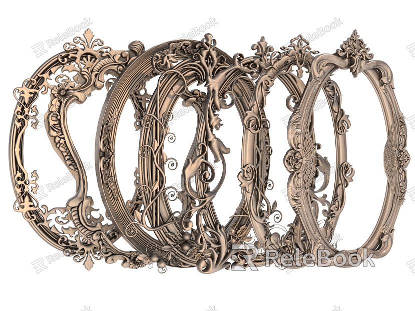 European decorative frame model