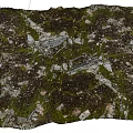Natural Stone and Wood with Mossy Texture in Outdoor Natural Landscape