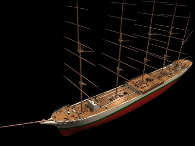 Sailboat 3d model