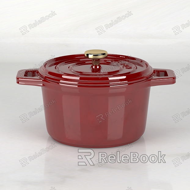 Soup pot enamel pot kitchenware ceramic model