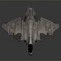 Modern fighter sci-fighter sci-fighter space fighter 3d model