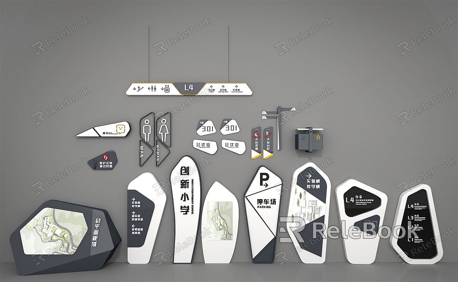 Modern Signs Geometric Guide System model