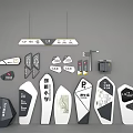 Modern Signs Geometric Guide System 3d model