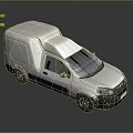 White Commercial Cargo Van With Smooth Body Design And Modern Front Grille For Delivery Use