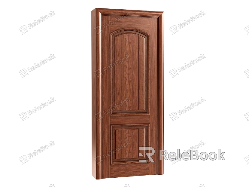 American solid wood door model