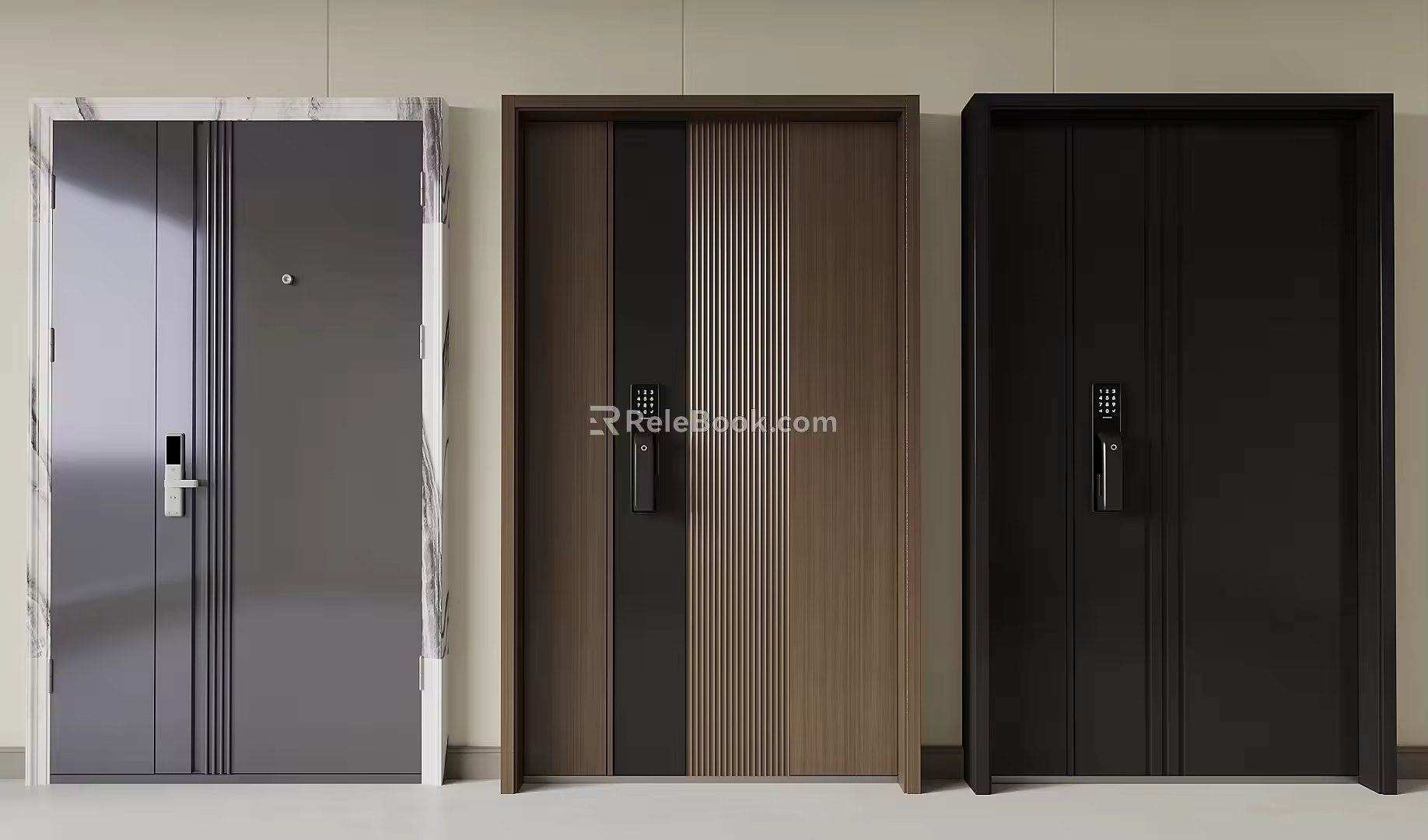 Entry door 3d model