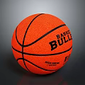 BULLET Official Game Orange Basketball With Textured Surface For Daily Use