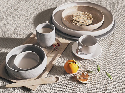 Modern Tableware model