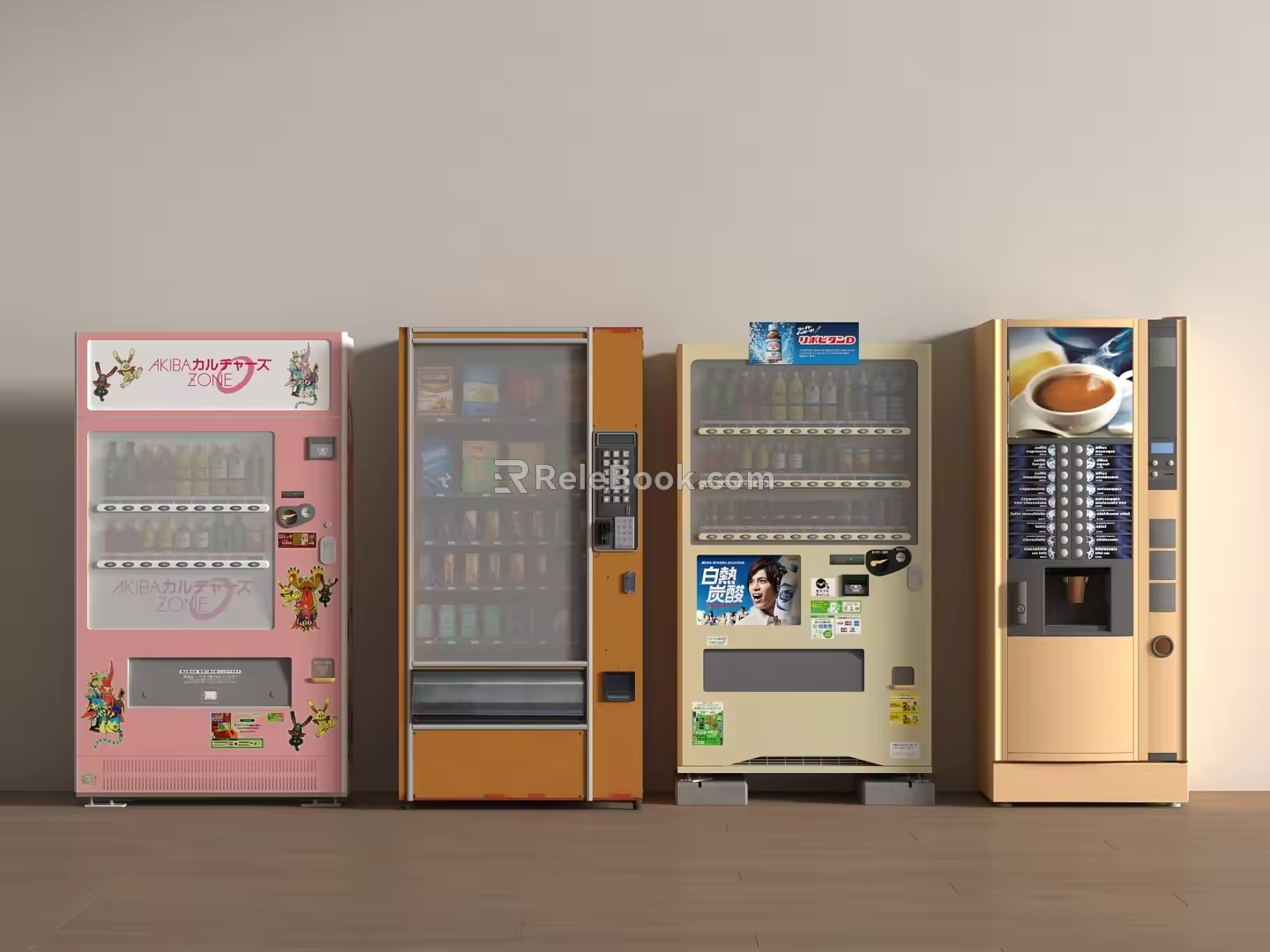 Vending Machine Vending Machine Beverage Machine Vending Machine Freezer 3d model