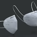 High Quality Medical Device KN95 Masks With Elastic Ear Loops For Respiratory Protection