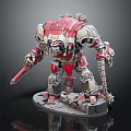 INDUSTRIAL LOFT ROBOT MACHINE WARMING MECHANICAL WARRAFT FIGHTING ROBOT GAME ROBOT 3d model