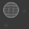 Cosmic Spherical Space Probe Featuring Yellow Panels Metallic Frame Mechanical Components And Textured Exterior